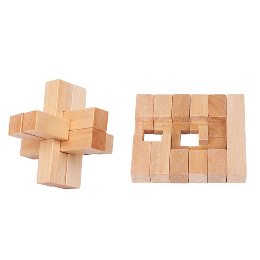 鲁班锁-传统的建筑木结构工艺