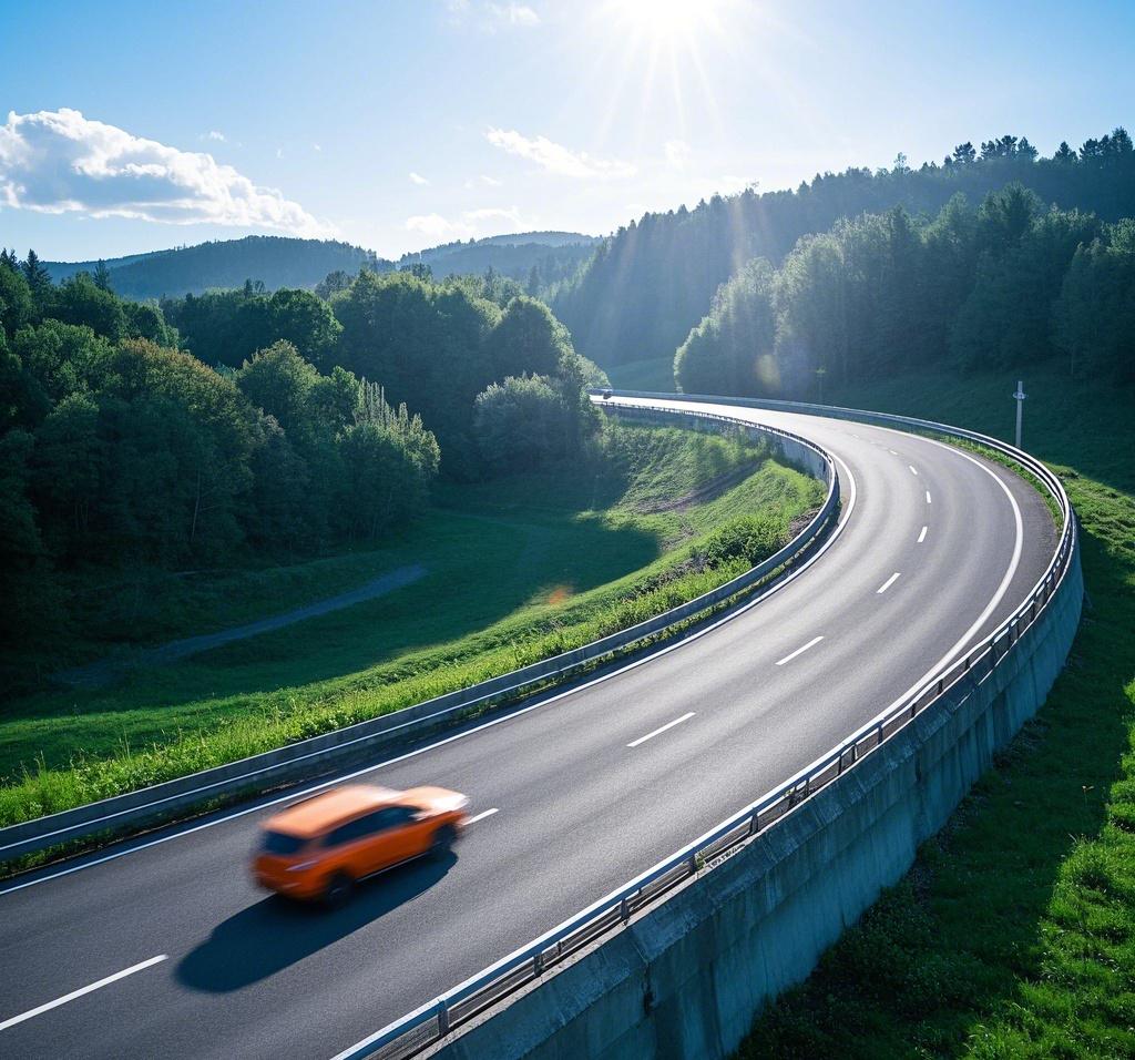 高速公路转弯处路面为何倾斜？揭秘道路设计的科学原理