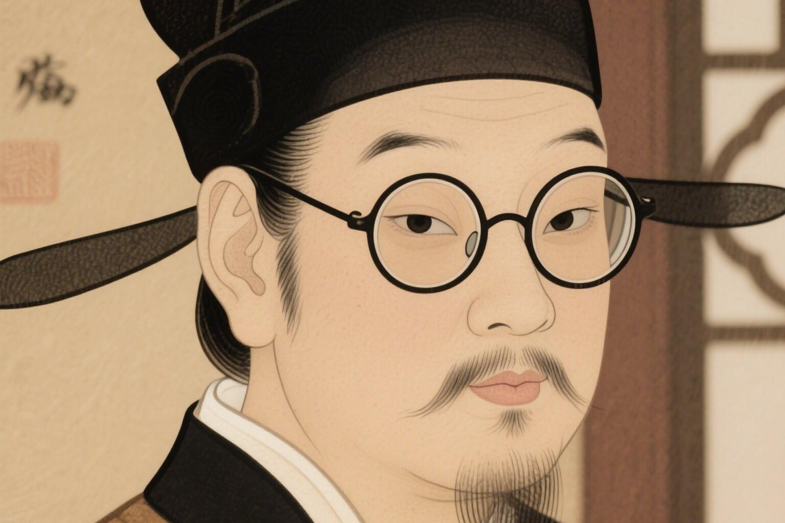 古人也戴眼镜