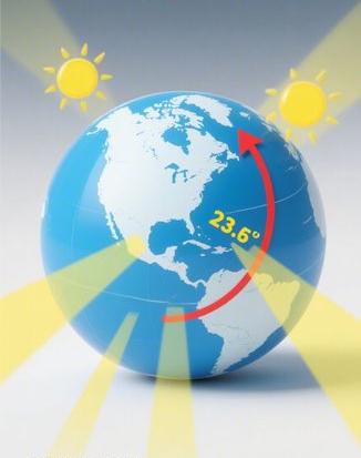为什么冬天比夏天冷？—— 地球的 “歪脖子” 秘密