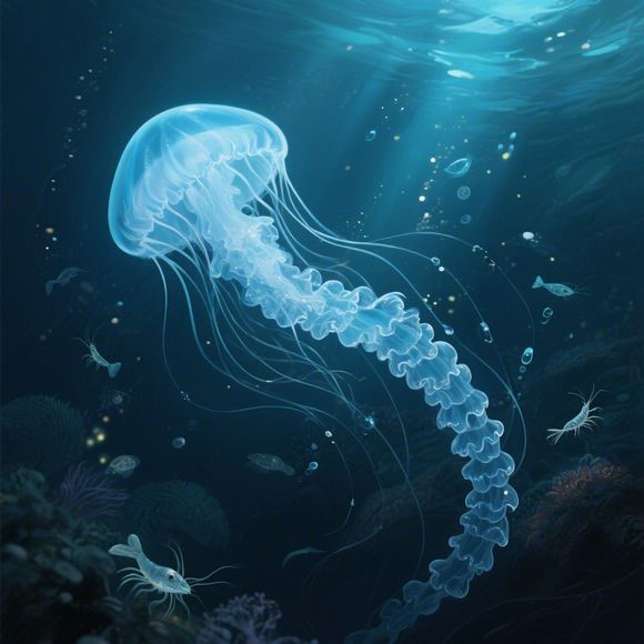 深海管水母 —— 会 “组团” 的超级生物