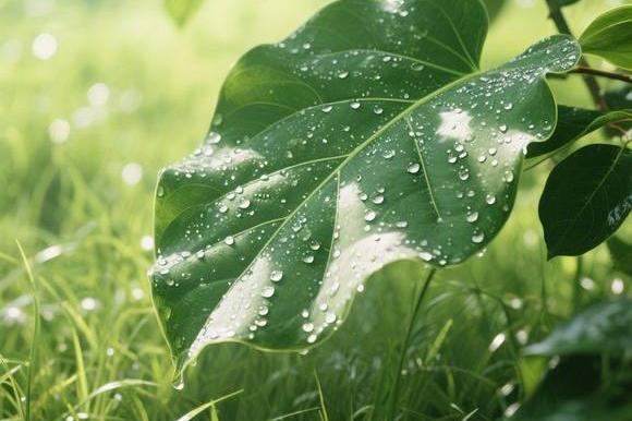 为什么露水干后，叶片上会留下白色痕迹？