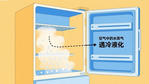 冰箱开门 “冒白气”？解密藏在生活里的液化魔法