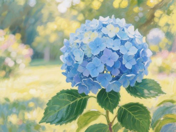 绣球花变色的化学奥秘：一场酸碱的色彩魔术