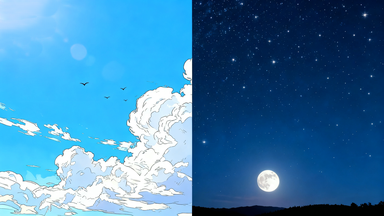为什么白天天蓝、夜晚天黑？