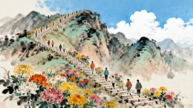 登高赏菊：重阳节习俗的历史溯源